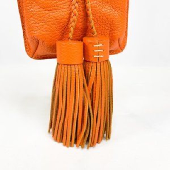 DANIELLA ORTIZ Rachel Phone Mini Crossbody Orange - Picture 4 of 4